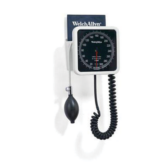 Welch Allyn 767 Aneroid Sphygmomanometer with Wall Mount and Adult cuff