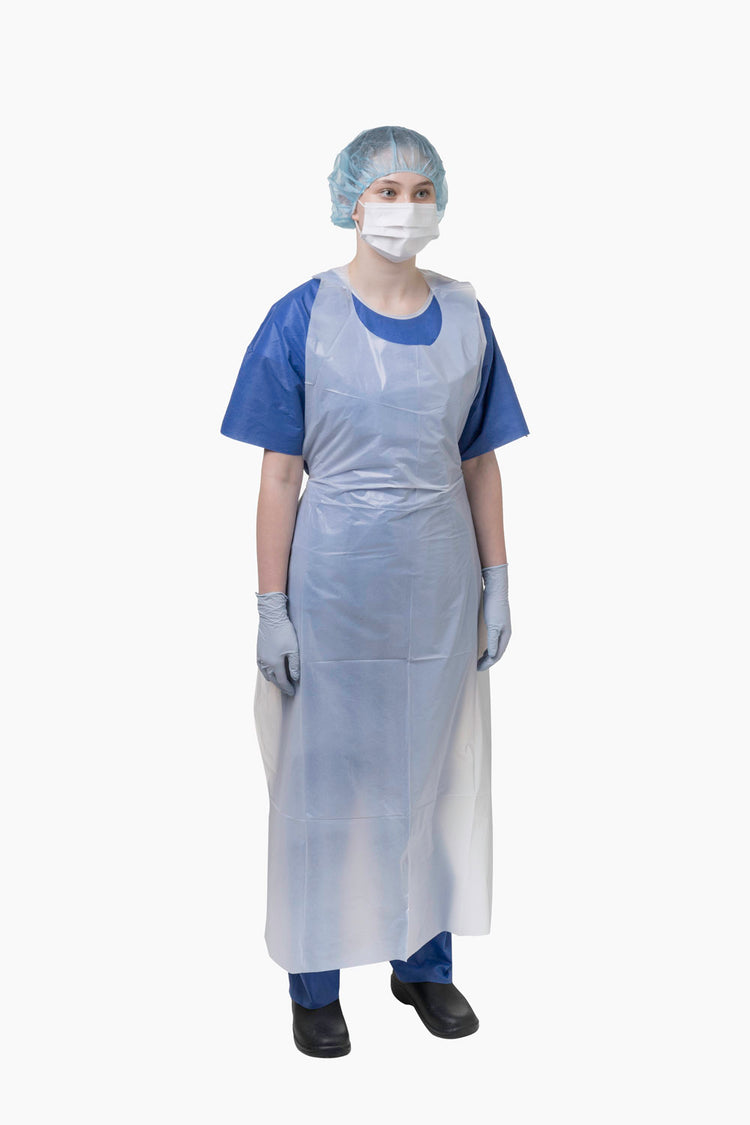 Disposable Apron White Small (61cm x 122cm)