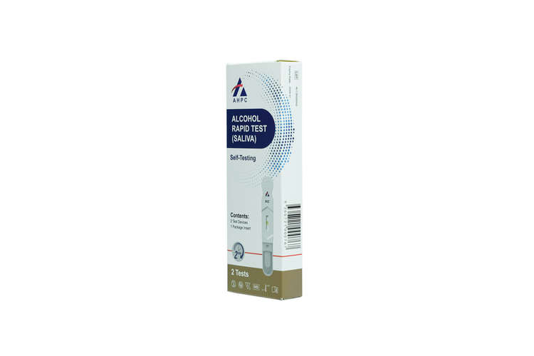 AHPC Alcohol (ALC 0.02%) Rapid Test Device (oral Fluid) Box/2 Tests