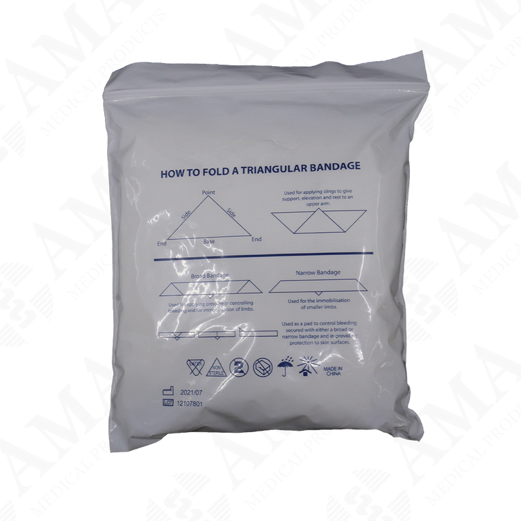 Triangular Bandage Calico Cream Non-Sterile
