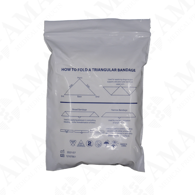 Triangular Bandage Calico Cream Non-Sterile