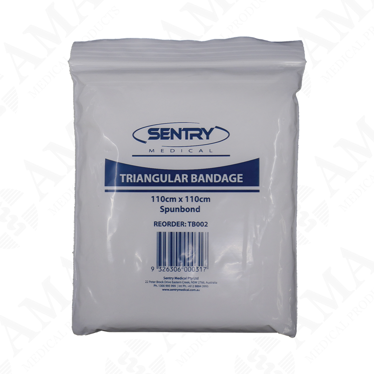 Triangular Bandage Non-Woven White Non-Sterile