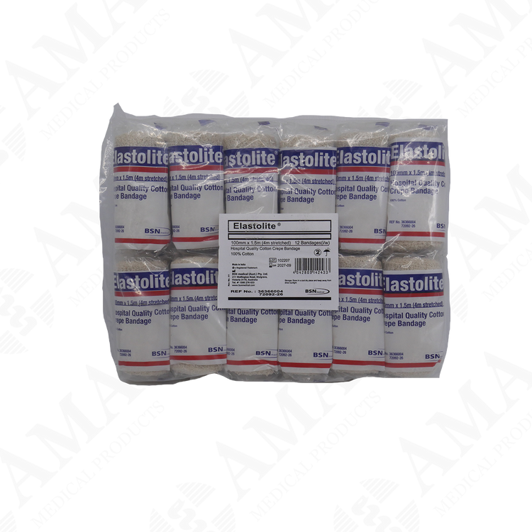 Elastolite Medium Weight Crepe Bandage White (Various Sizes)
