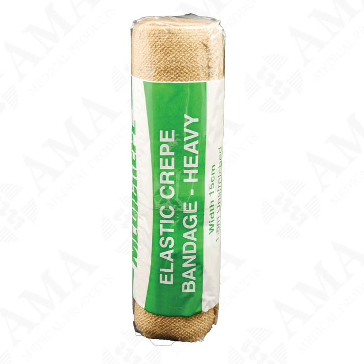 Medicrepe Elastic Crepe Bandage Heavy Tan Non-Sterile (Various Sizes)
