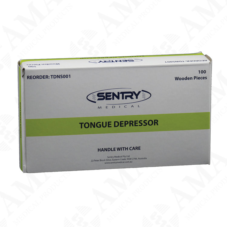 Sentry Wooden Tongue Depressor 150x18mm