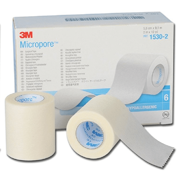 3M Micropore Paper Surgical Tape - White