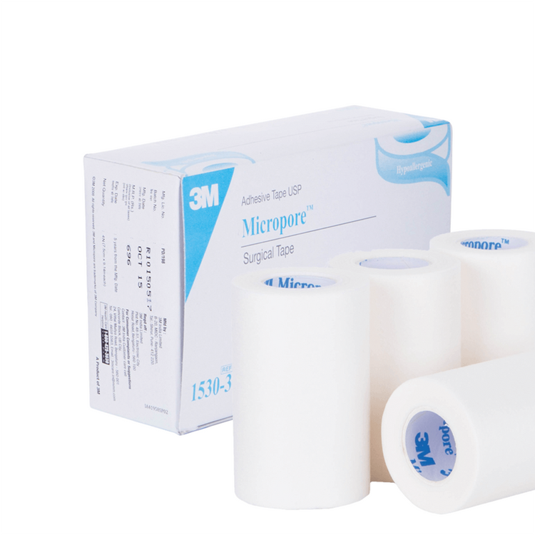 3M Micropore Paper Surgical Tape - White