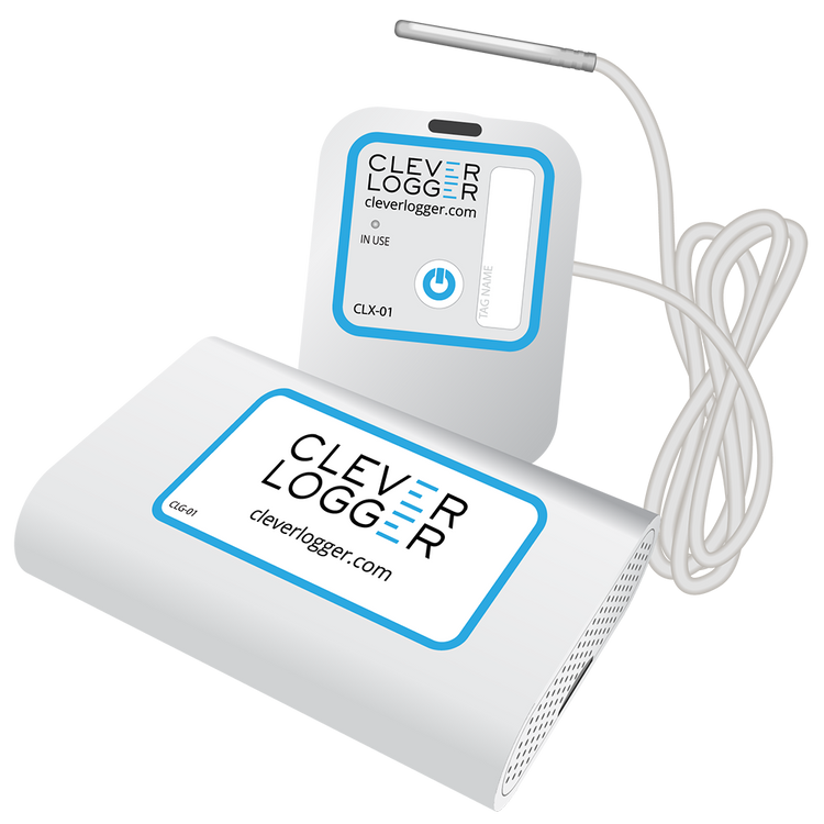 Clever Logger Temperature via an External Probe & Gateway