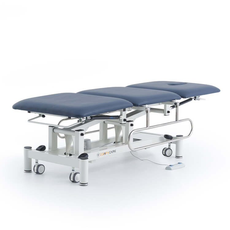 Pacific Medical 3 Section Medical Treatment Couch with Side Rails