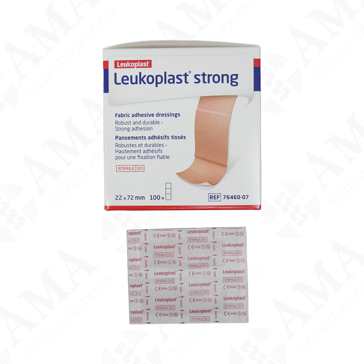Leukoplast Strong Fabric Dressing Strip 7.2cm x 2.2cm