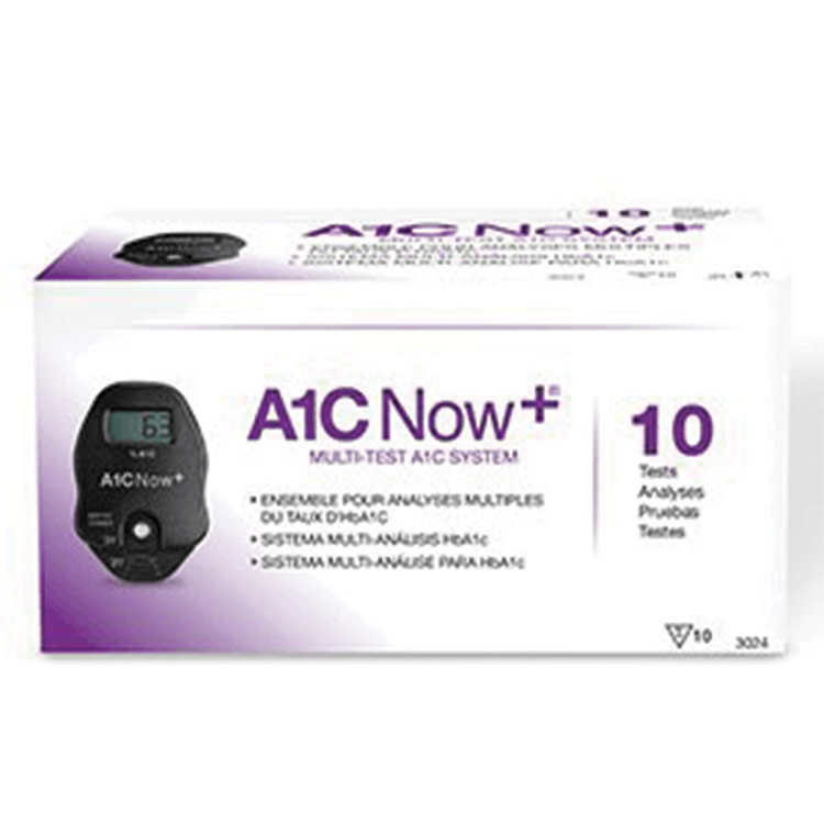 PTS Diagnostics A1C Now+ HbA1c Diagnostic Meter with 10 Test Cartridges