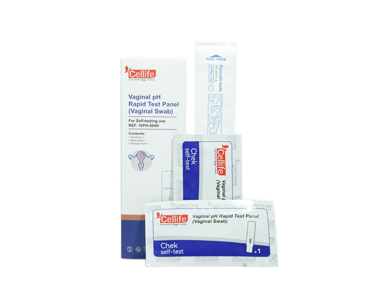 Cellife Vaginal pH Rapid Test Panel (Vaginal Discharge) 1 Single Test