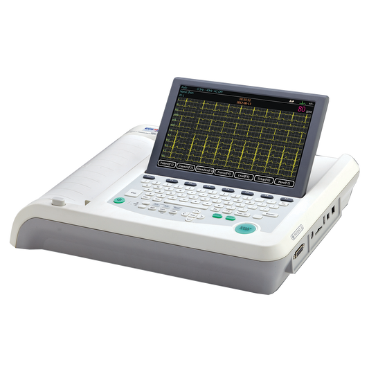 ECGMAC EM-1201 Interpretive Electrocardiograph (ECG)