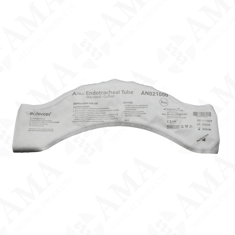 M Devices Endotracheal Tube Standard Cuffed Murphy Eye Sterile
