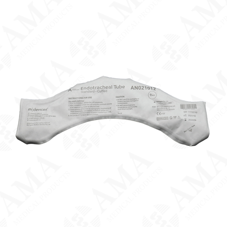 M Devices Endotracheal Tube Standard Cuffed Murphy Eye Sterile
