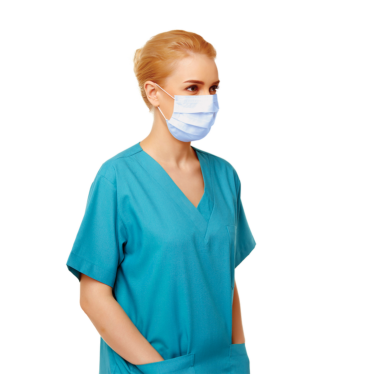 Mun PrimeOn Athena Level 3 Surgical Mask with Ear Loop Blue 4-Layer 17.8 x 9.5cm
