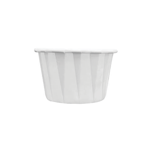 Haines Disposable White Paper Pill Cup 30ml Biodegradable & recyclable