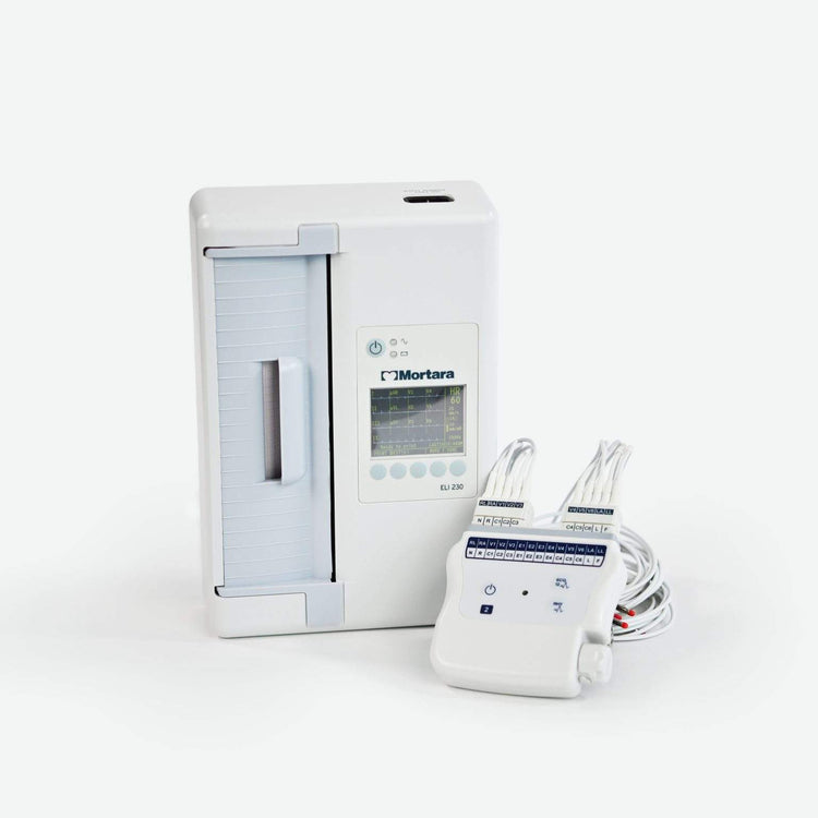 Hillrom Welch Allyn ELI 230 Resting Electrocardiograph with AM-12 WiredModule