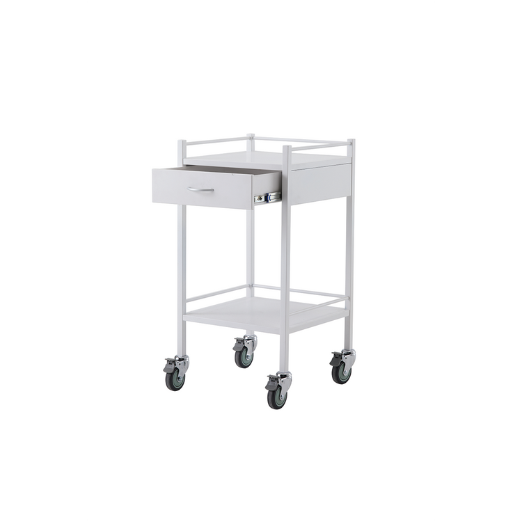 Pacific Medical 50 x 50 x 96.7cm Powder Coated Trolley