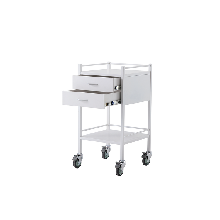 Pacific Medical 50 x 50 x 96.7cm Powder Coated Trolley