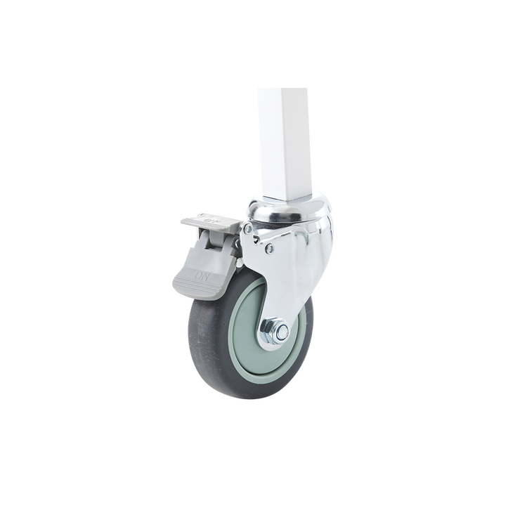 Pacific Medical 50 x 50 x 96.7cm Powder Coated Trolley