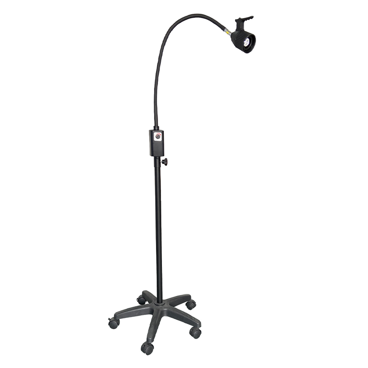 PML1 LED Examination Light Black Wall and Mobile