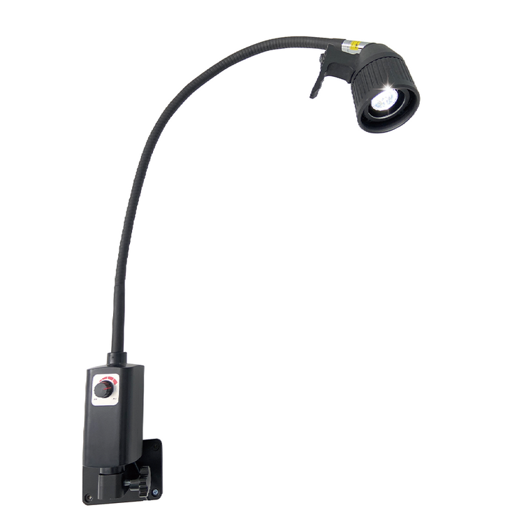 PML1 LED Examination Light Black Wall and Mobile