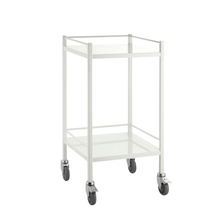 Pacific Medical 50 x 50 x 96.7cm Powder Coated Trolley