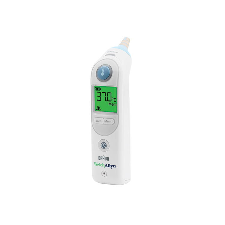 Welch Allyn Thermoscan Pro 6000 Digital Thermometer with Small Desk Cradle