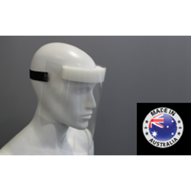 Protek Protective Face Shield with Elastic Strap