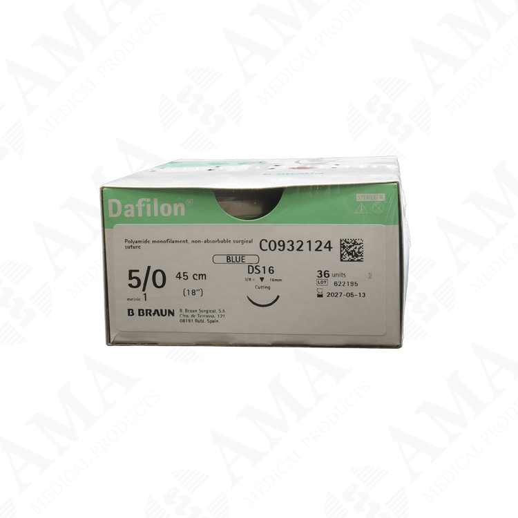 B.Braun Dafilon Non-Absorbable Monofilament Suture