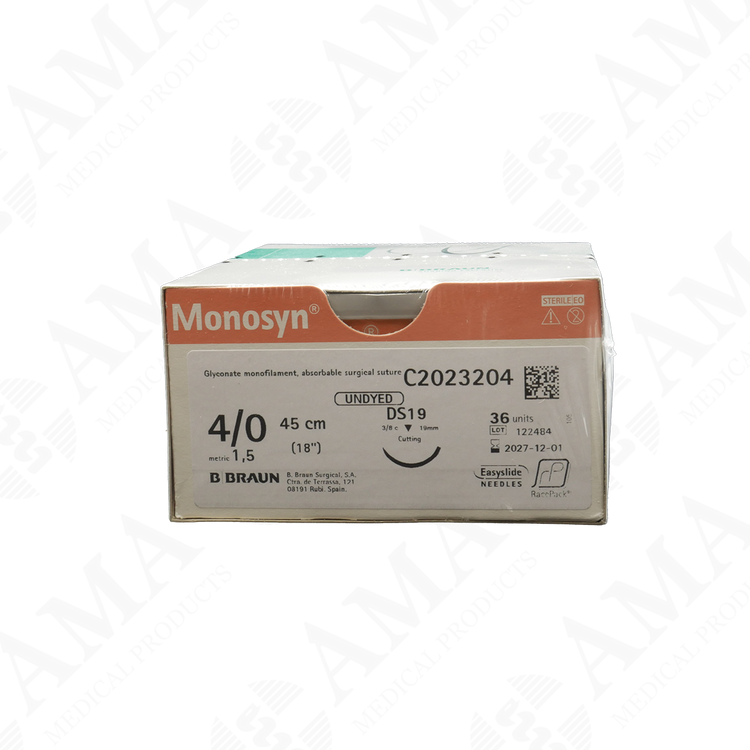 B.Braun Monosyn Absorbable Monofilament Suture