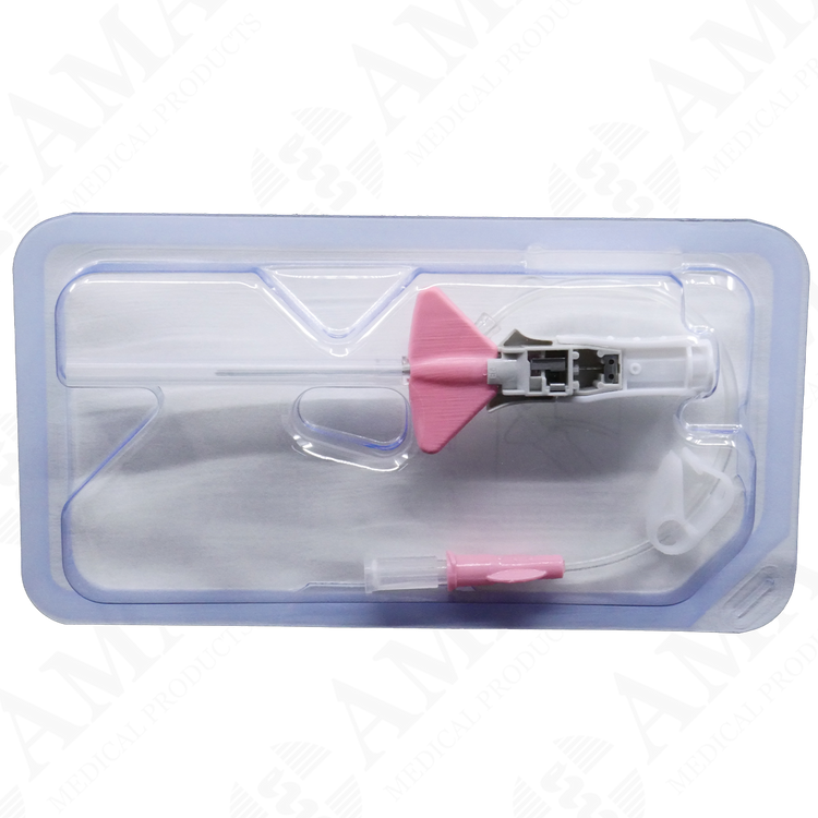 BD Nexiva Closed IV Cannula System Single Port 20G x 1" Pink High Flow