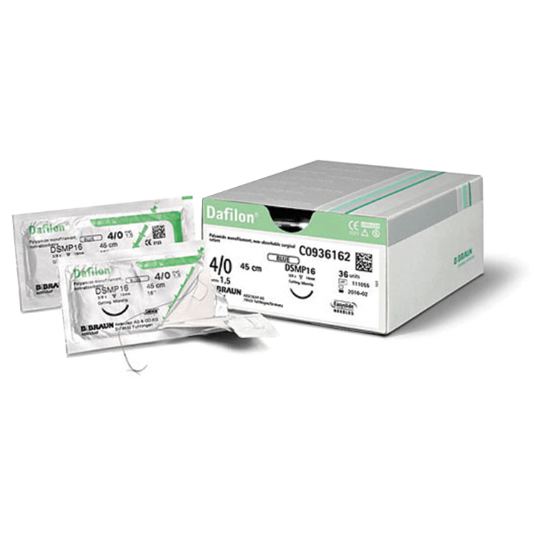 B.Braun Dafilon Non-Absorbable Monofilament Suture