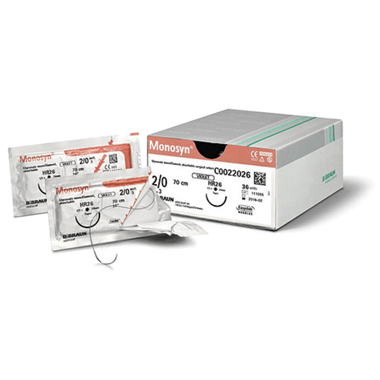 B.Braun Monosyn Absorbable Monofilament Suture