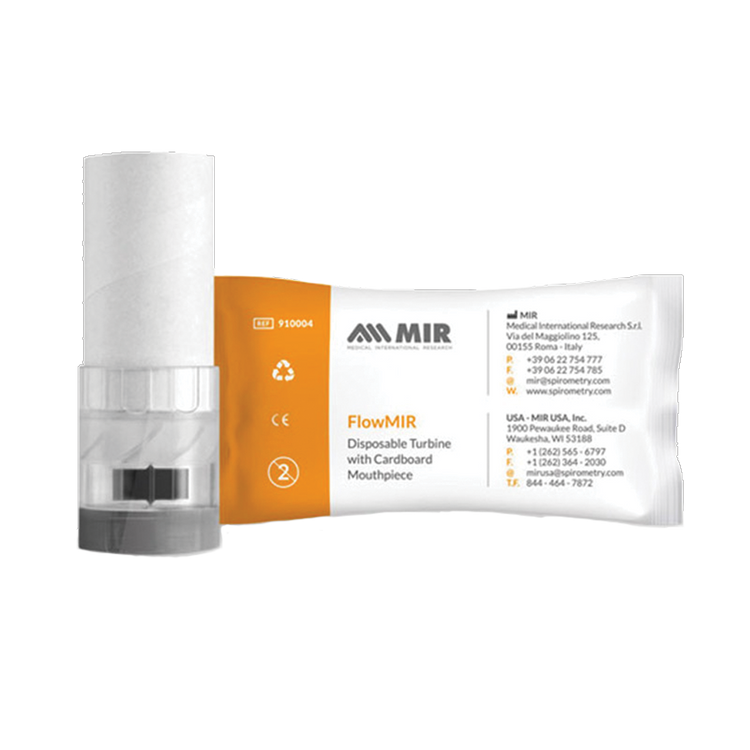 MIR Flowmir Disposable Turbine and Mouthpieces
