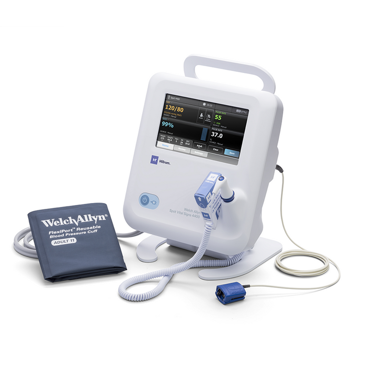 Hillrom Welch Allyn 4400 Spot Vital Signs Monitor with SureBP Blood Pressure, SureTemp Thermometry, and Nonin SpO2