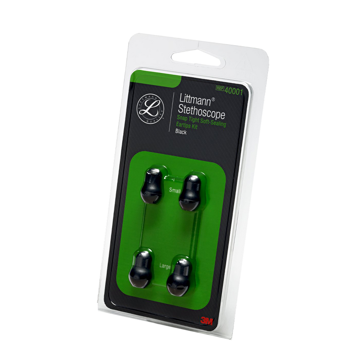 3M Littmann Stethoscope Spare Parts Kit (40001/2) Snap Tight Soft-Sealing Ear Tips (Various Colours)