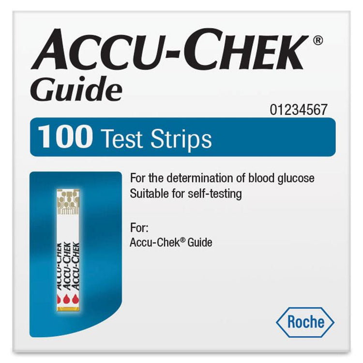 Roche Accu Chek Guide and Guide Me Blood Glucose Strips