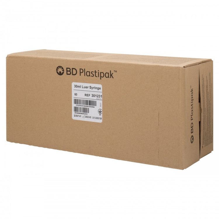 BD Syringe 30ml Luer Slip Eccentric Tip