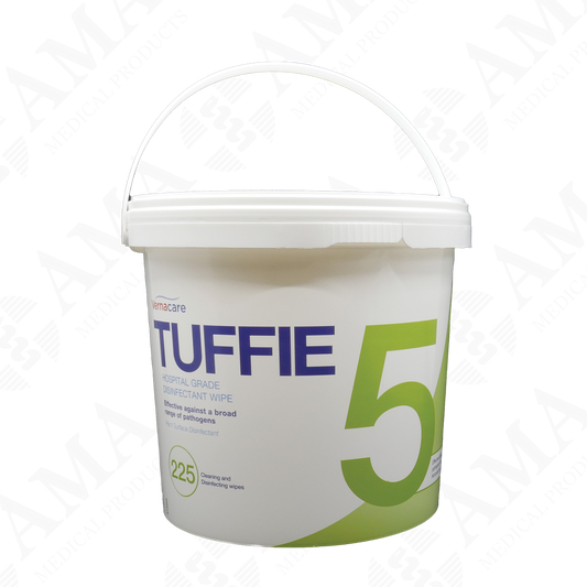 Vernacare Tuffie 5 Universal Sanitising, Cleaning & Disinfectant Wipe Alcohol Free