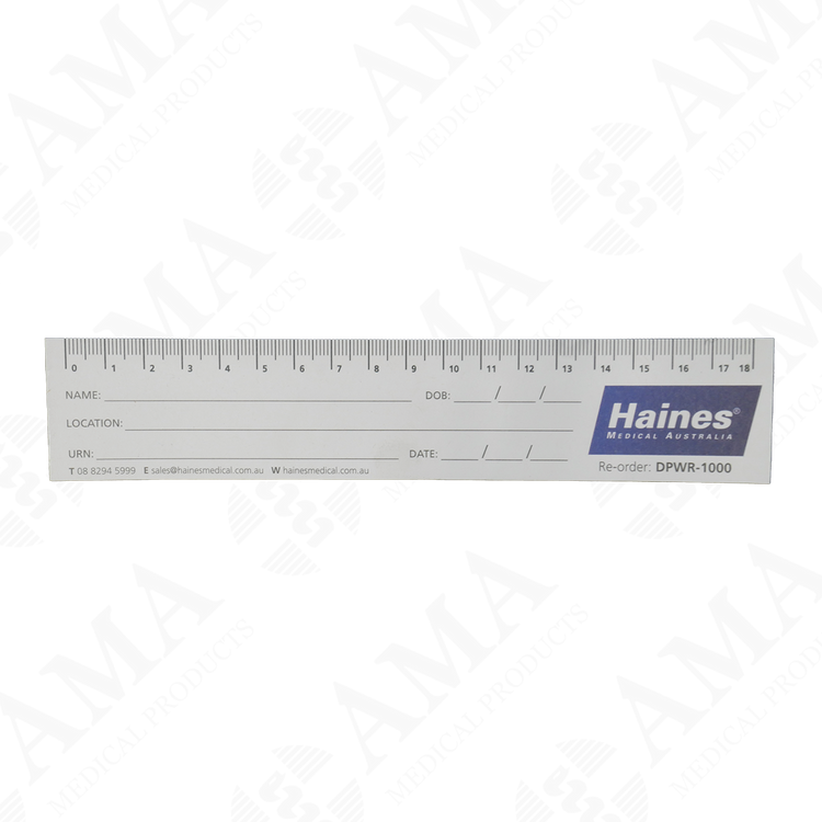 Haines Recyclable Paper Wound Ruler