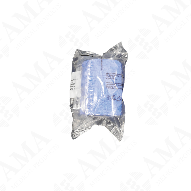 Coban 1583B Self-Adherent Wrap 75mm x 2m Blue