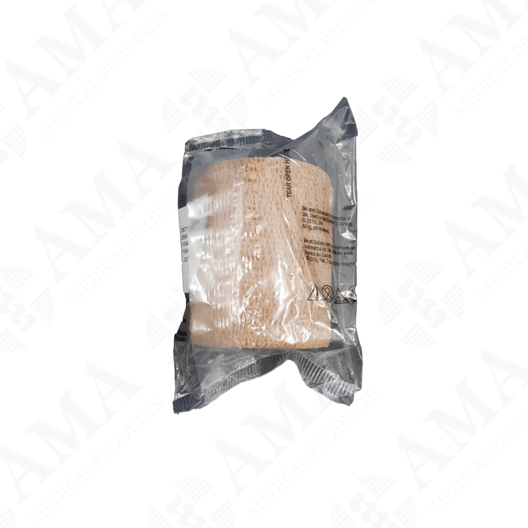 3M Coban 1583 Self Adherent Wrap 75mm x 2M Natural