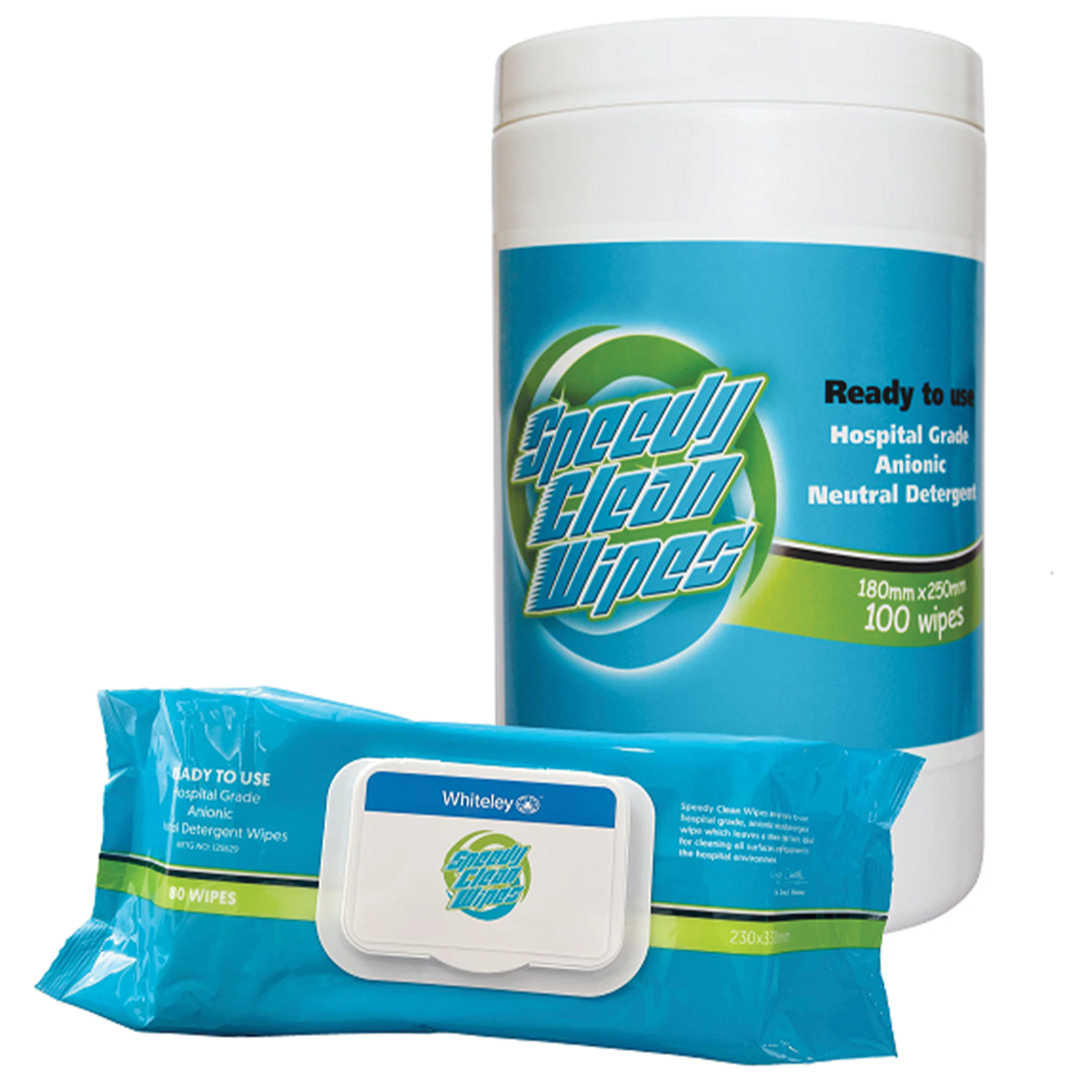 Whiteley SpeedyClean Wipe Canister (Various UOM)