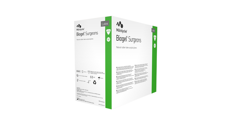 Molnlycke Biogel Surgeons Sterile Surgical Glove (Various Sizes)