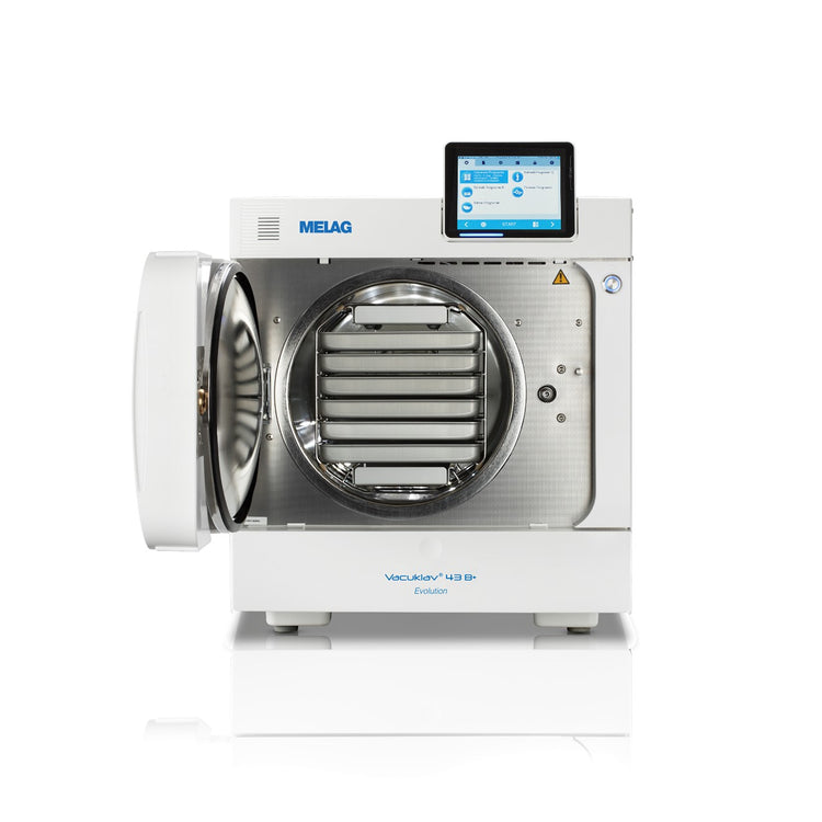 Melag Vacuklav 43B+ 22L Evolution B Class Autoclave comes with On Board Logger