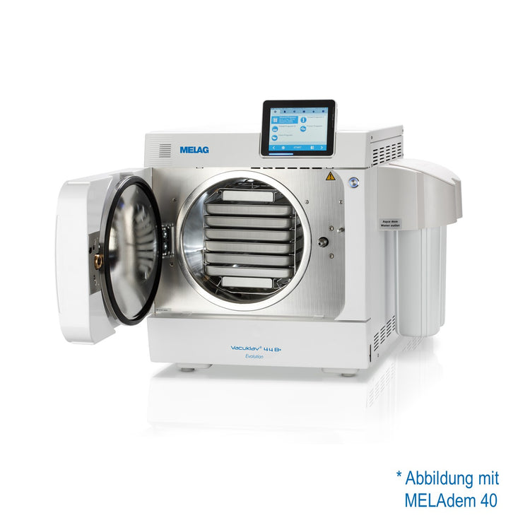 Melag Vacuklav 44B+ 22L Evolution B Class Autoclave comes with On Board Logger