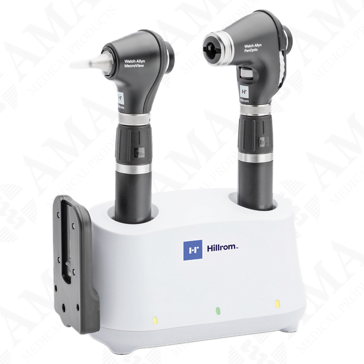 Hillrom Welch Allyn 71-PM3LDE-6 Desk Diagnostic Set PanOptic Plus, MacroView Plus