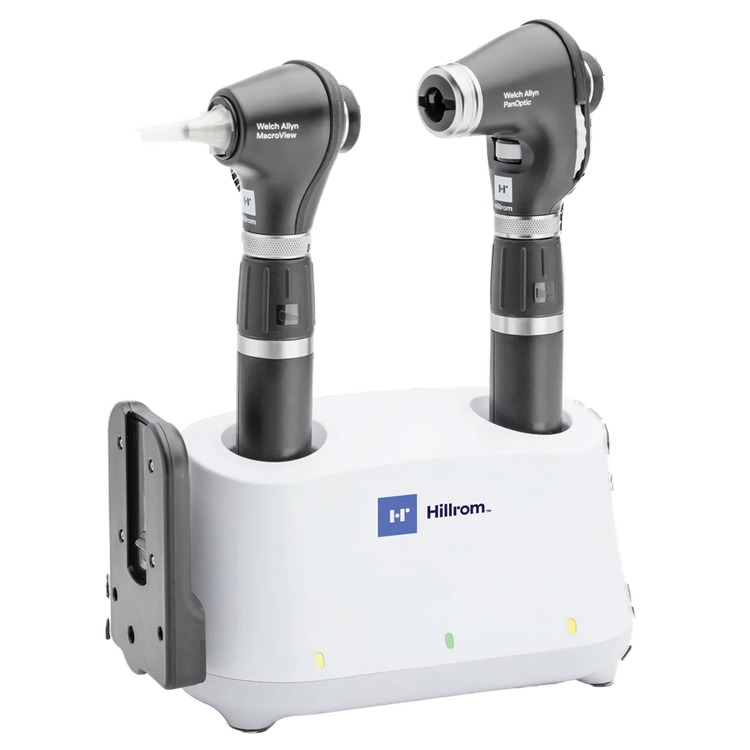 Hillrom Welch Allyn 71-PM3LDE-6 Desk Diagnostic Set PanOptic Plus, MacroView Plus